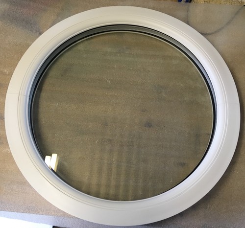 700mm fixed white circle - white,