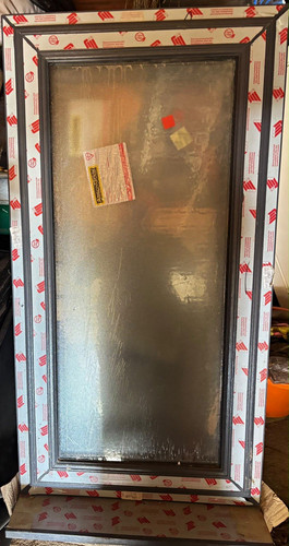 Grey double glazed frosted - grey,,