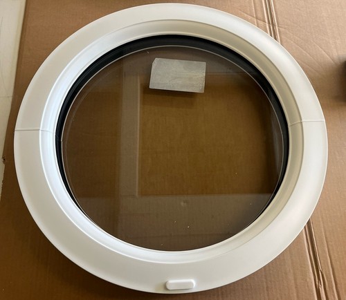 500mm white circle - white, window