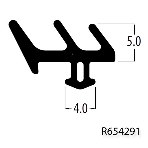 Black gasket double - e,